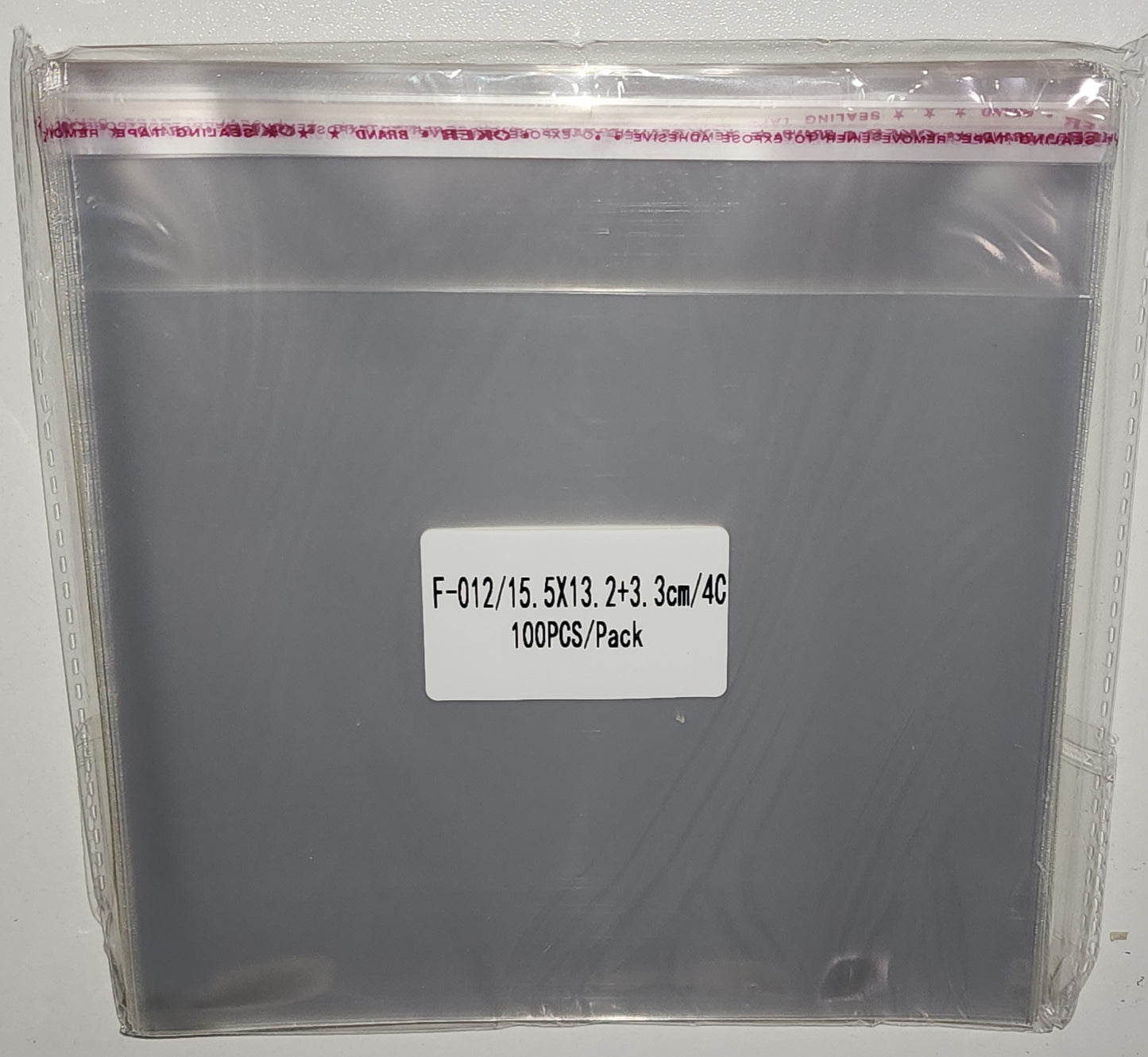 Premium Quality Resealable CD Sleeve For Standard Size CD Jewel Case