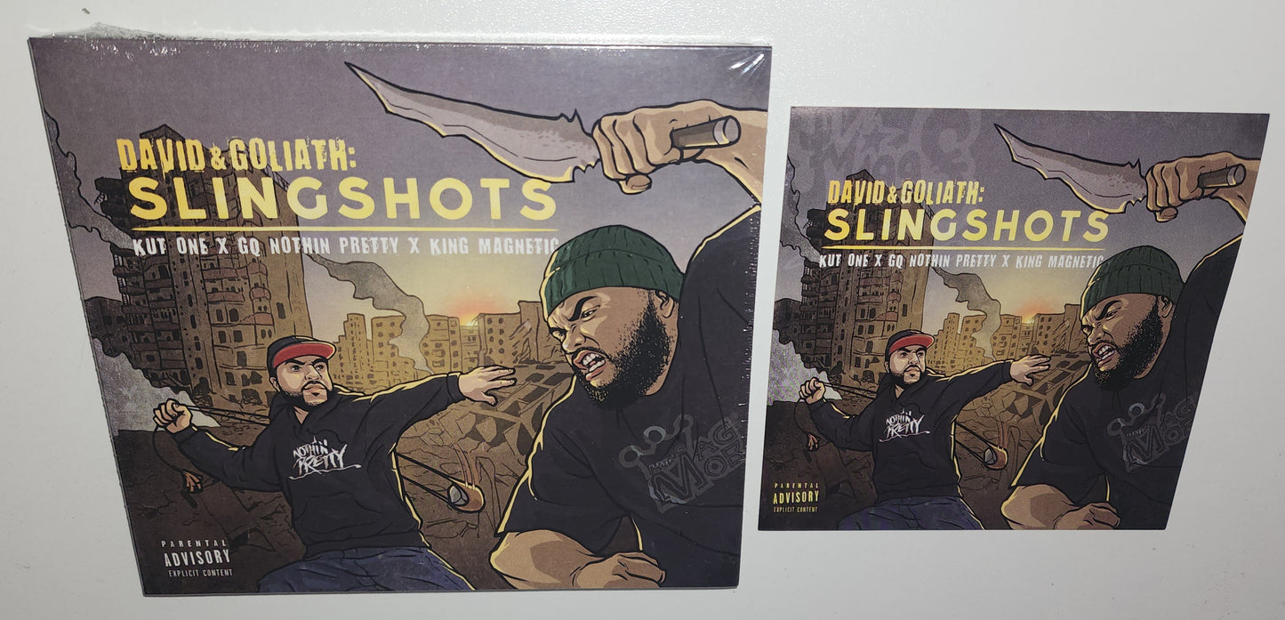 Kut One X GQ Nothin Pretty* X King Magnetic – David & Goliath: Slingshots (2019) (CD)