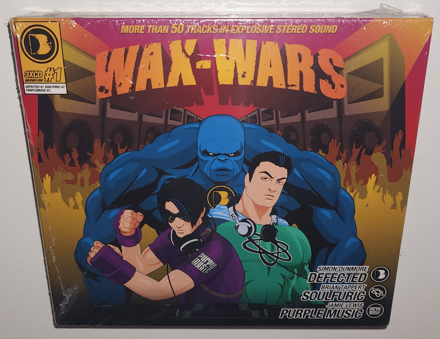 Various Artists - Defected presents Wax Wars (2005) (3CD Set)