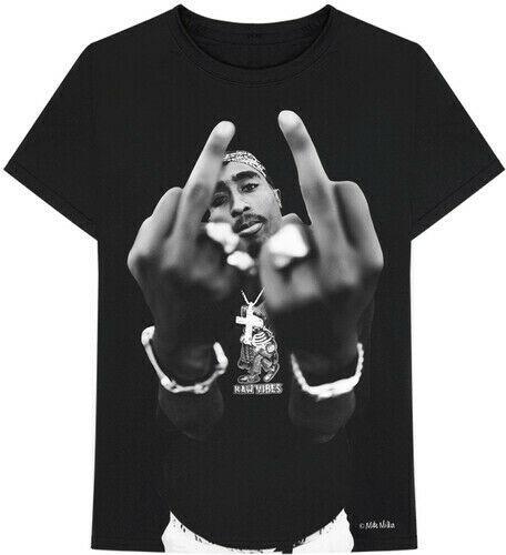 2Pac Middle Finger Officially Licensed Adult Unisex T-shirt