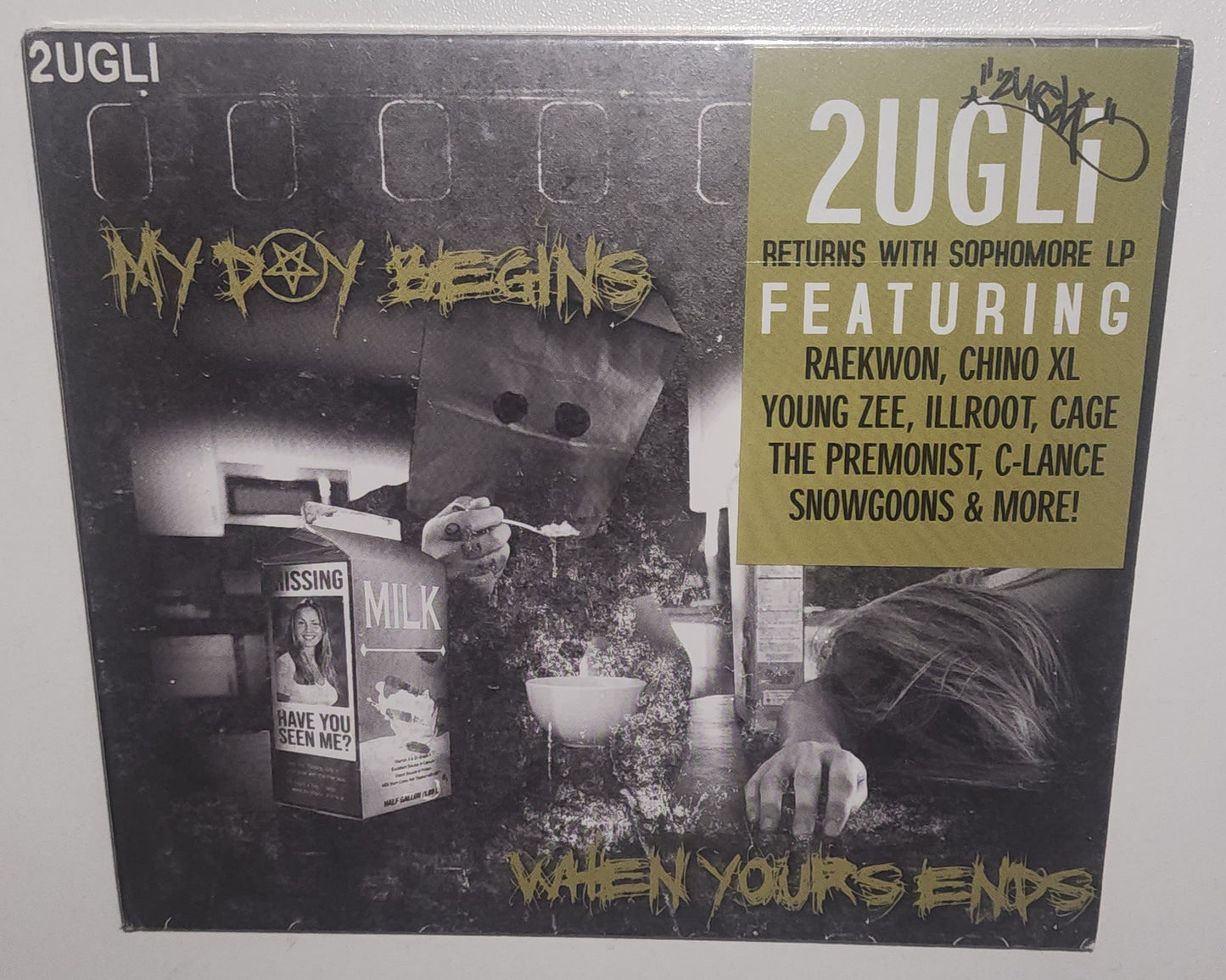 2UGLi - My Day Begins Where Yours Ends (2022) (CD)