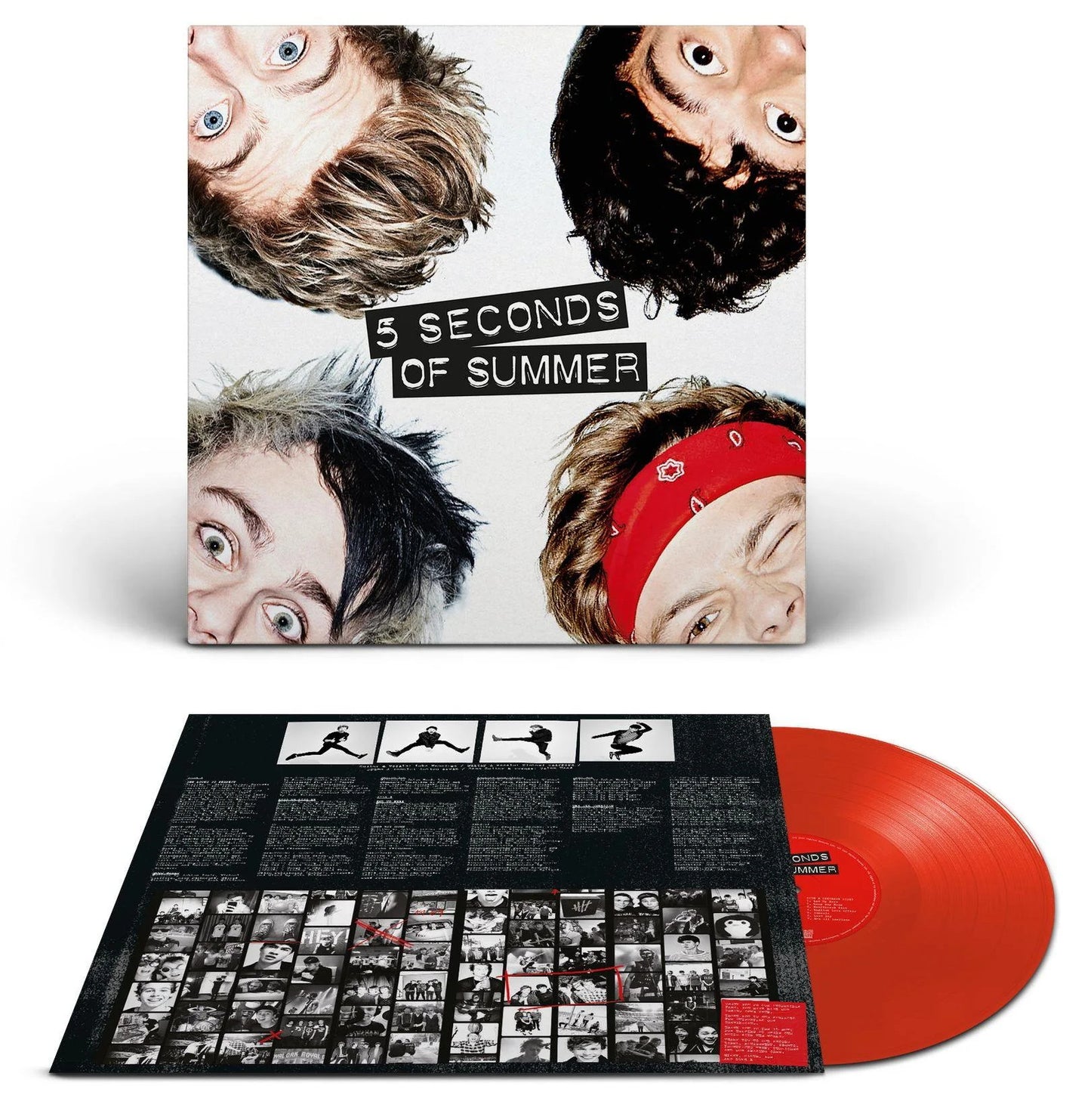 5 Seconds Of Summer - 5 Seconds Of Summer (10th Anniversary Edition) (2024) (Limited Edition Red Colour Vinyl LP))