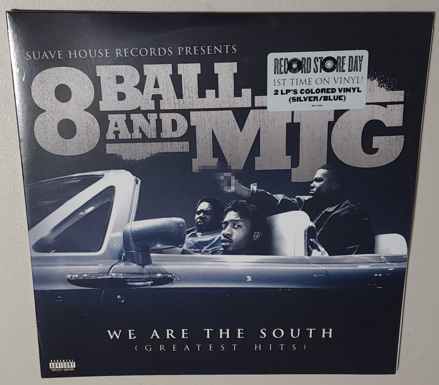 8Ball & MJG – We Are The South (Greatest Hits) (2022 BF RSD) (Limited Edition Silver & Blue Colour Vinyl LP)