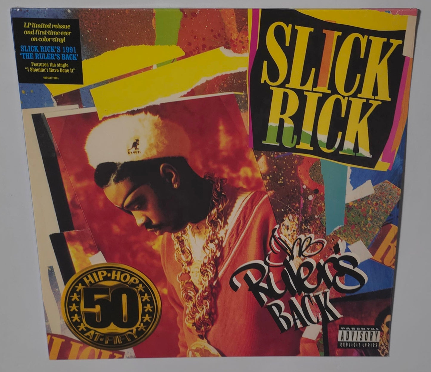 Slick Rick – The Ruler's Back (2023 Reissue) (Limited Edition Opaque Magenta Colour Vinyl LP)