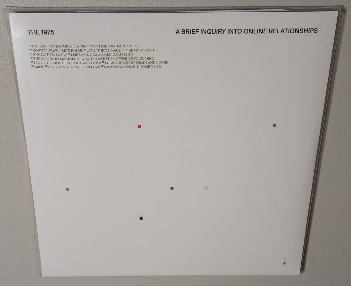 The 1975 – A Brief Inquiry Into Online Relationships (2021) (Australian Exclusive Red Colour Vinyl LP)