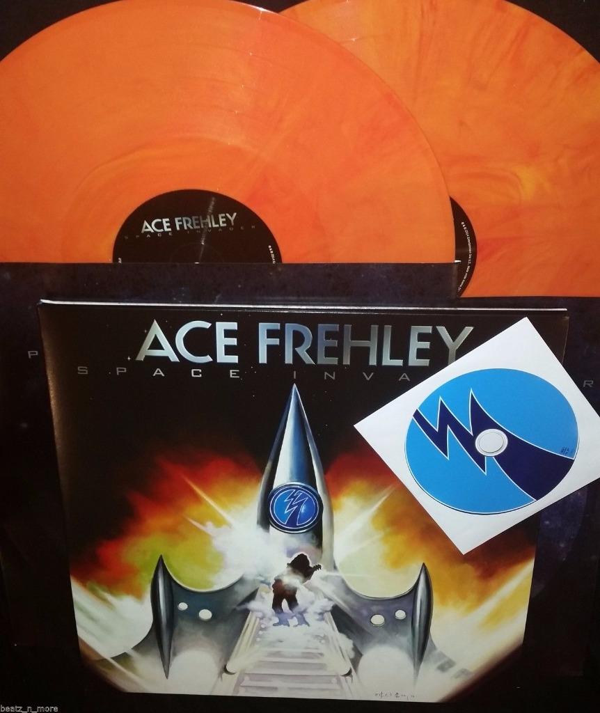 Ace Frehley – Space Invader (2014) (Limited Edition Orange Marble Colour Vinyl LP + Bonus CD)