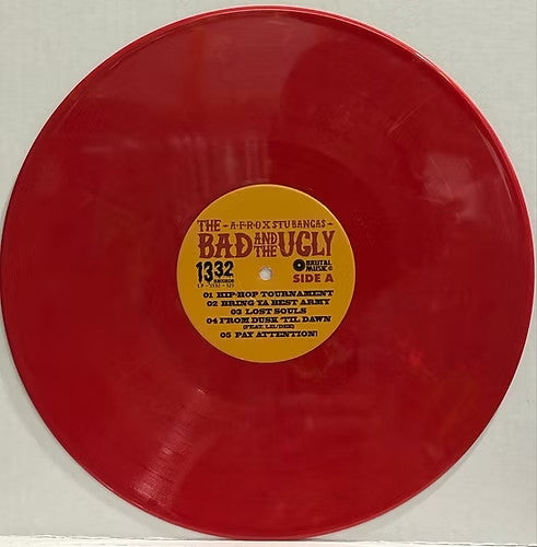 A-F-R-O X Stu Bangas – The Bad And The Ugly - The Goods Always Die First (2024) (Limited Edition Tangerine Sunset Colour Vinyl LP)