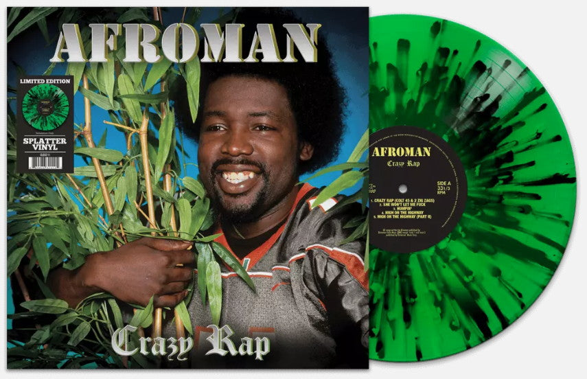 Afroman – Crazy Rap (2022) (Limited Edition Black & Green Splatter Colour Vinyl LP)