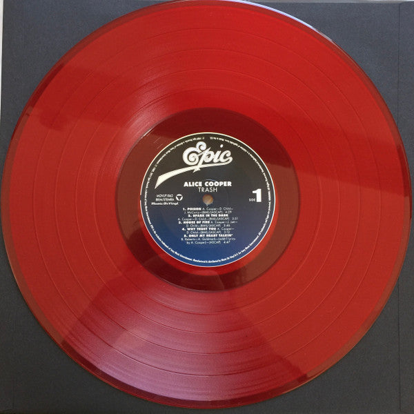 Alice Cooper - Trash (2017 Reissue) (Limited Edition Transparent Red Colour Vinyl LP)