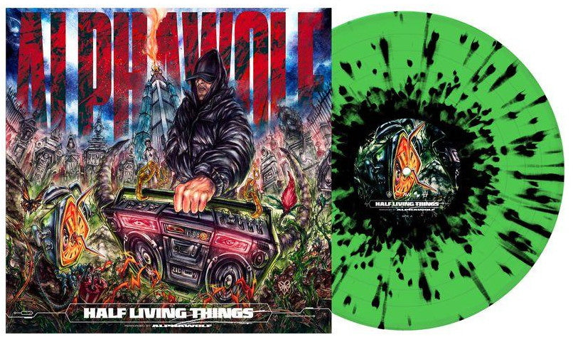 Alphawolf - Half Living Things (2024) (Transparent Green with Black Splatter Colour Vinyl LP)