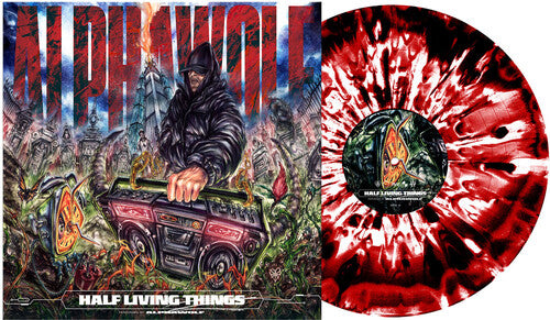 Alphawolf - Half Living Things (2024) (Red Black & White Corona Colour Vinyl LP)