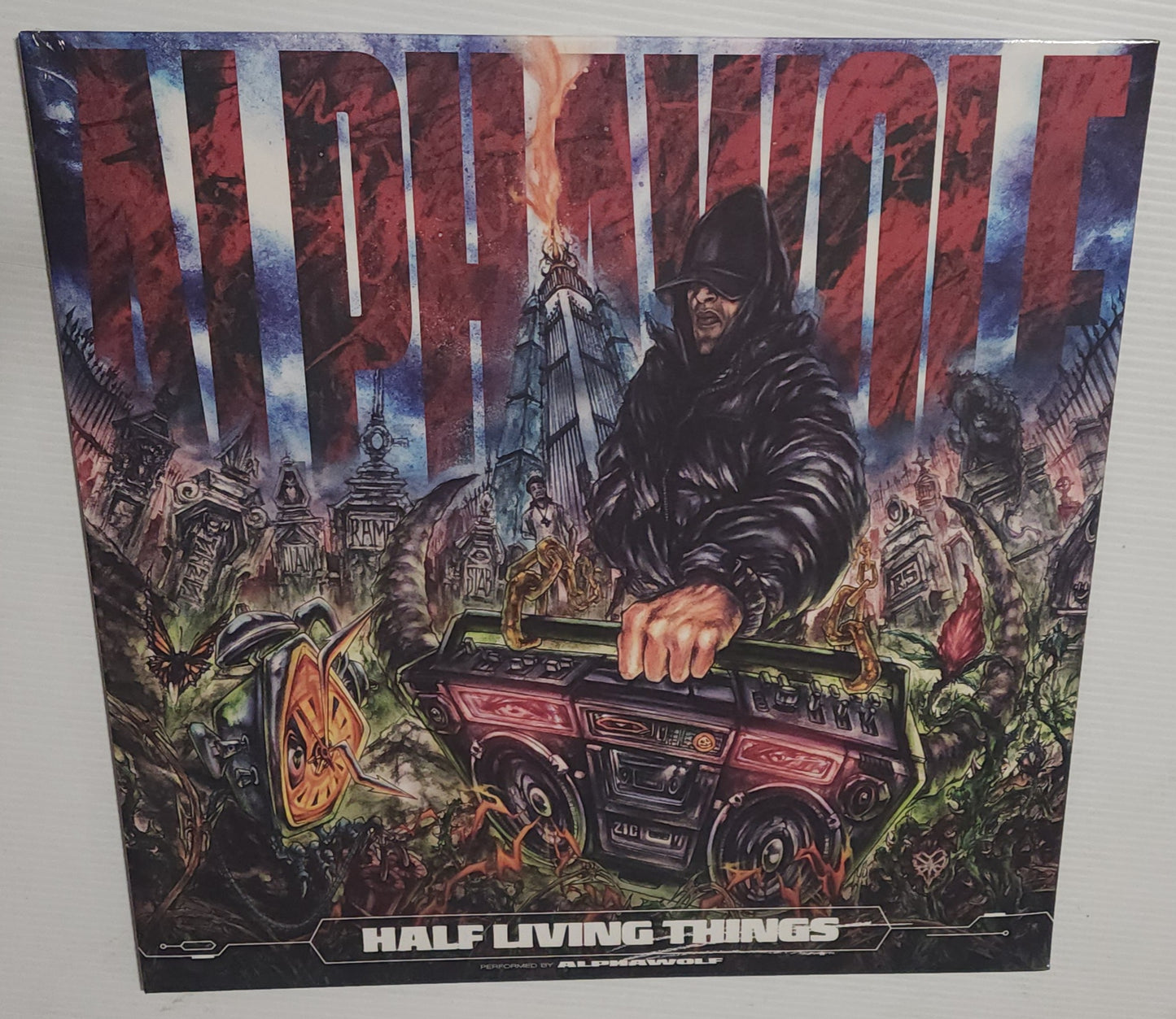 Alphawolf - Half Living Things (2024) (Red & Blue Colour Vinyl LP)