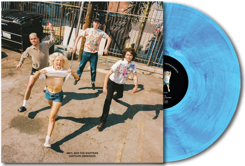 Amyl & The Sniffers - Cartoon Darkness (Drowning In It Edition) (2024) (Limited Edition Indie Exclusive Blue Marble Vinyl LP)