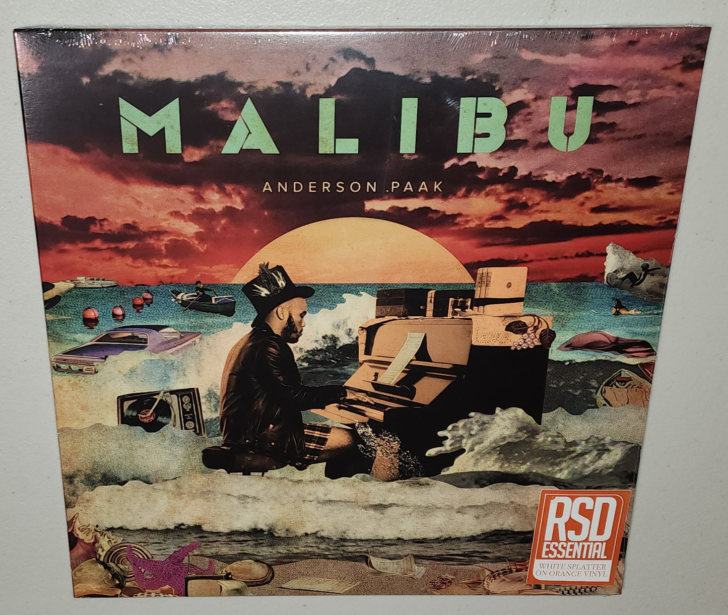 Anderson .Paak – Malibu (2023 Reissue) (Limited Edition Orange with White Splatter Colour Vinyl LP)