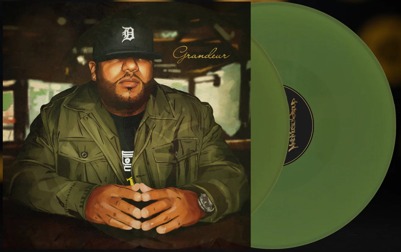 Apollo Brown – Grandeur (2025) (Limited Edition Olive Green Colour Vinyl LP)