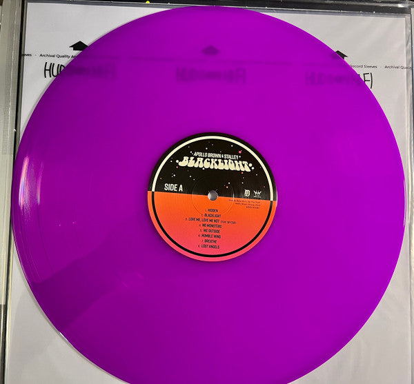 Apollo Brown & Stalley – Blacklight (2023) (Limited Edition Neon Pruple Colour Vinyl LP)