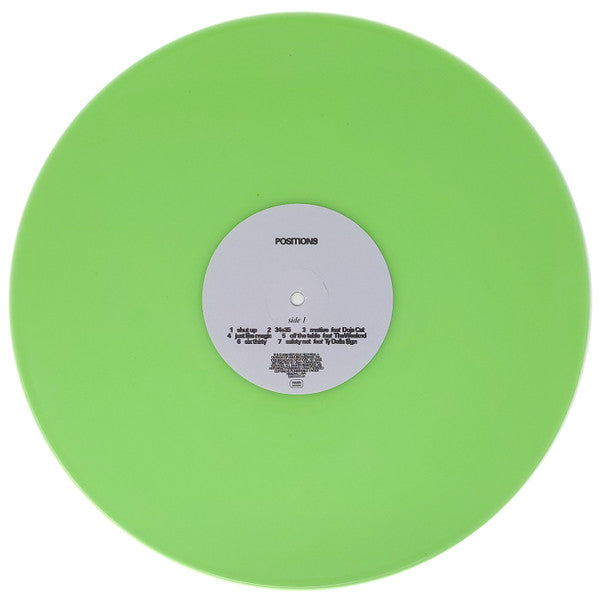 Ariana Grande – Positions (2021) (Limited Edition Glow In The Dark Colour Vinyl LP)