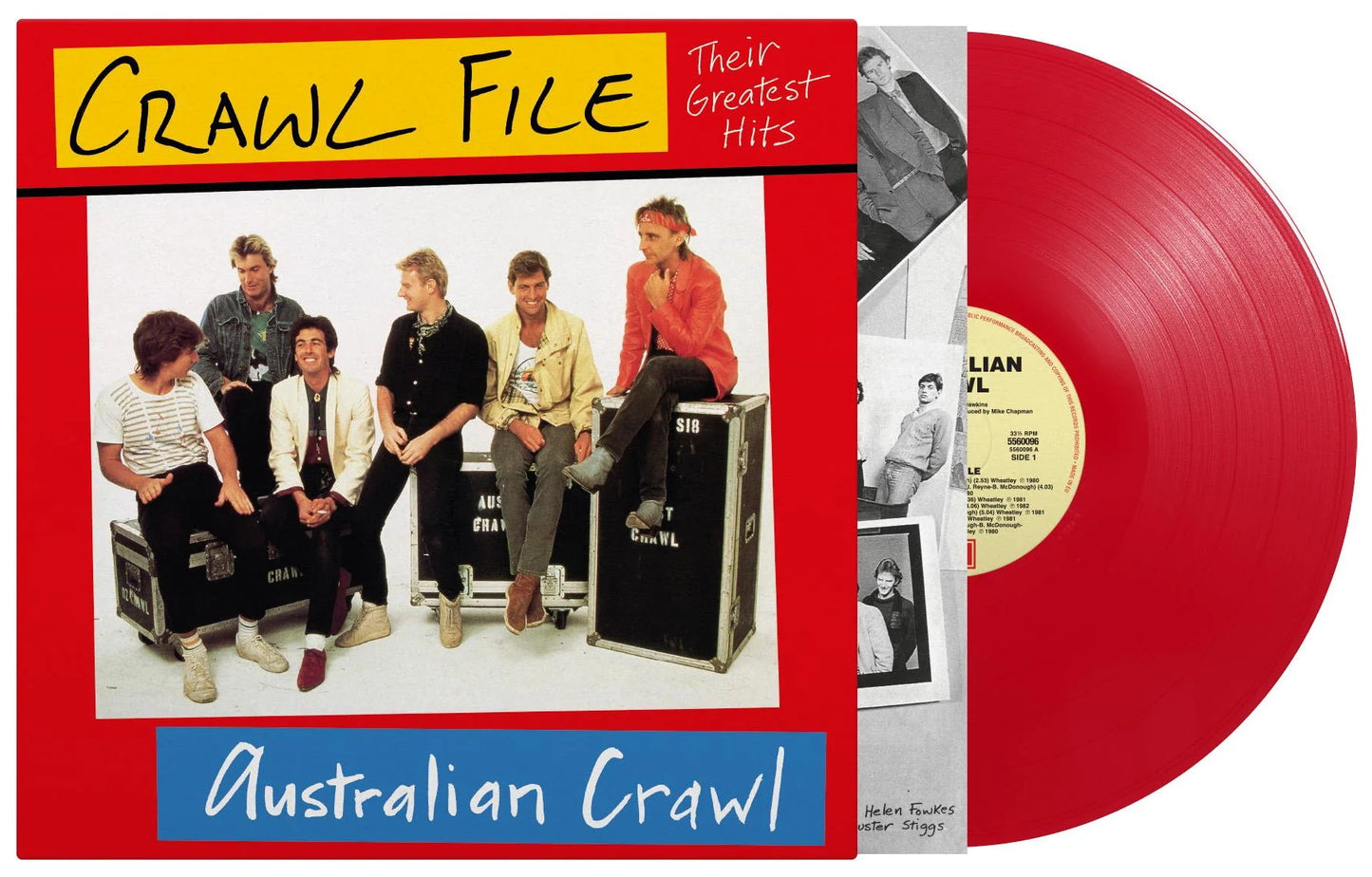 Australian Crawl – Crawl File: Their Greatest Hits (2023 Reissue) (Red Colour Vinyl LP)