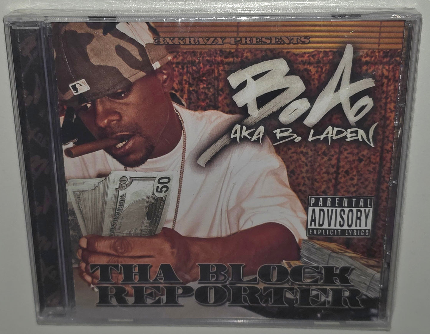 B.A. (of 3xKrazy) aka B. Laden – Tha Block Reporter (2007) (CD)