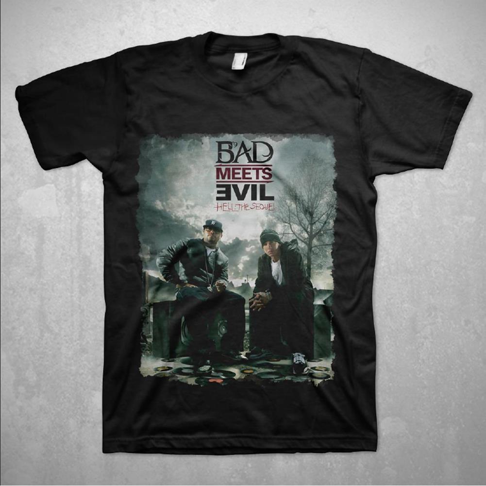 Bad Meets Evil Burnt Officially Licensed Adult Unisex T-shirt