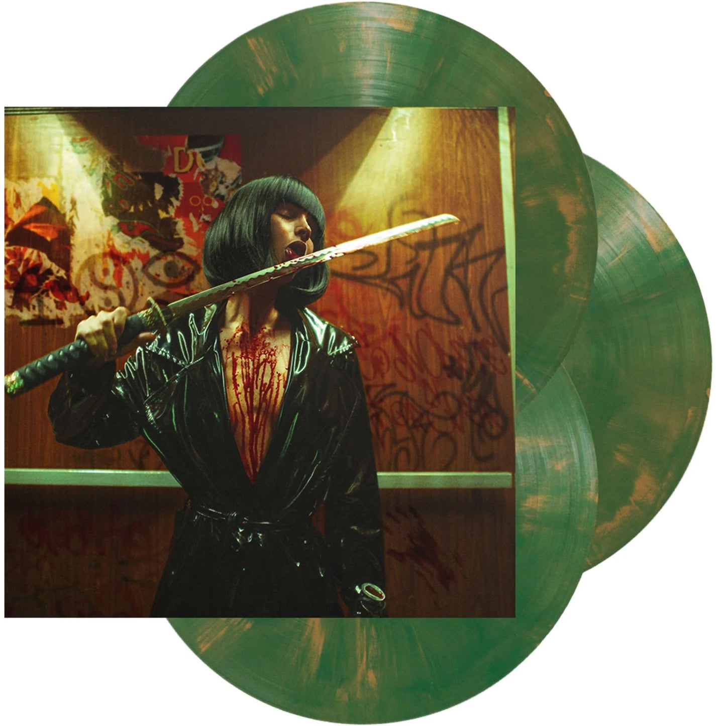 Bad Omens – Concrete Jungle (The OST) (2025) (Limited Edition Evergreen with Orange Marble Colour Vinyl LP)