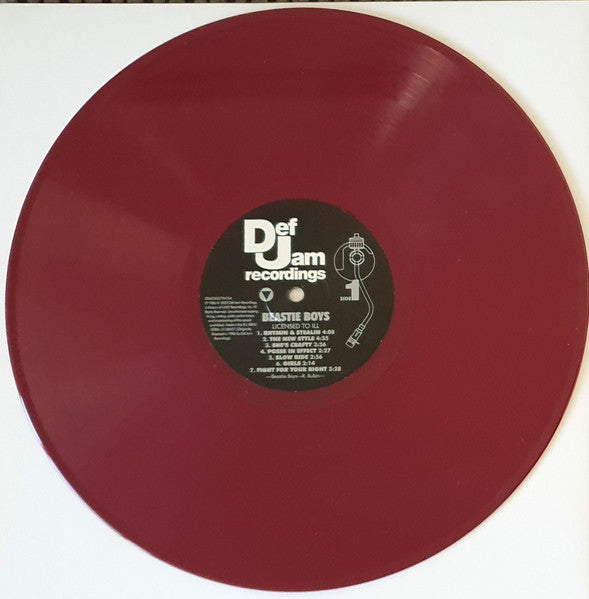 Beastie Boys – Licensed To Ill (2023 Reissue) (Limited Edition Maroon Colour Vinyl LP)