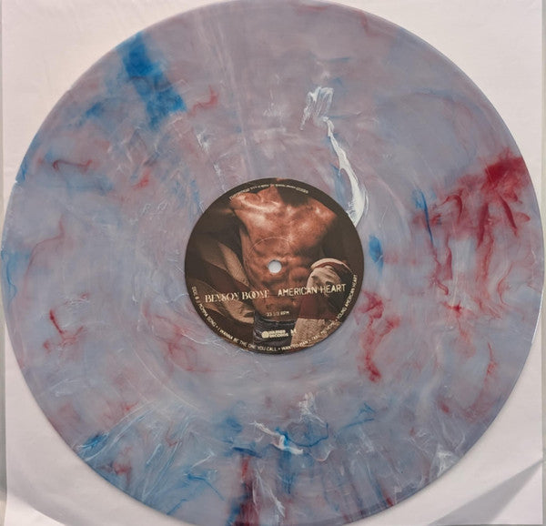 Benson Boone – American Heart (2025) (Limited Edition Red, White & Blue Marble Colour Vinyl LP)
