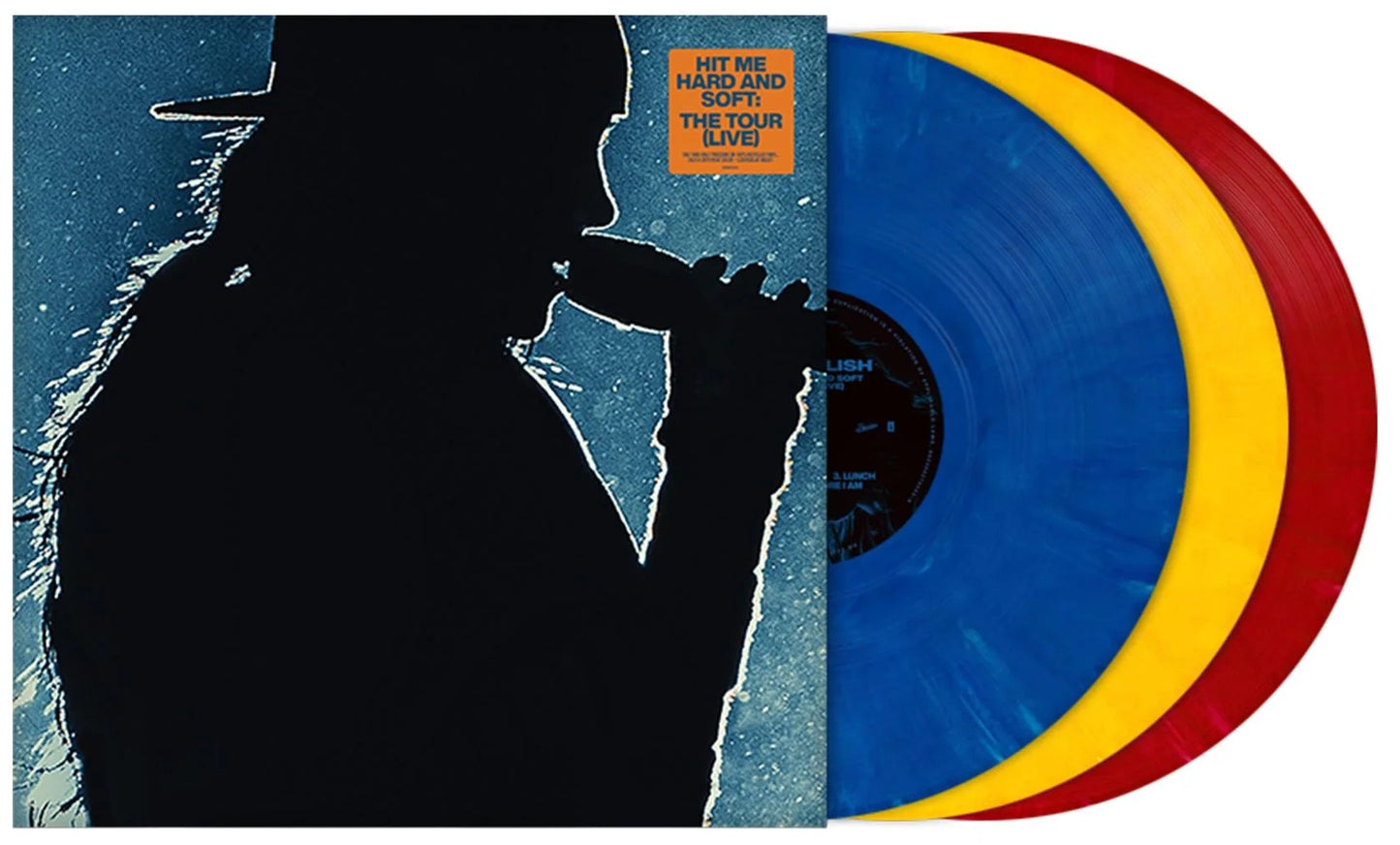 Billie Eilish – Hit Me Hard And Soft: The Tour (Live) (2026) (Limited Edition Red, Yellow & Blue Colour Vinyl LP)