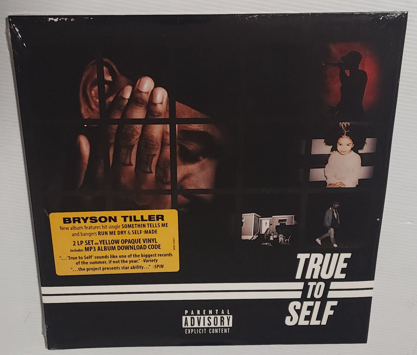 Bryson Tiller - True To Self (2017) (Limited Edition Opaque Yellow Colour Vinyl LP)