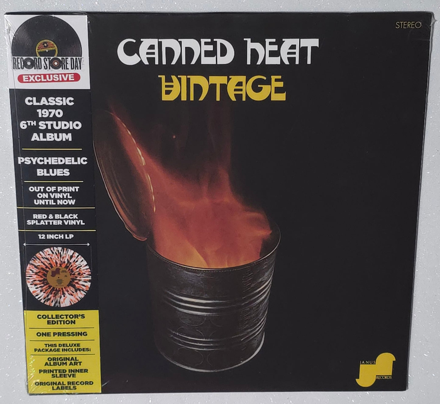 Canned Heat – Vintage (2020 RSD) (Limited Edition Splatter Colour Vinyl LP)