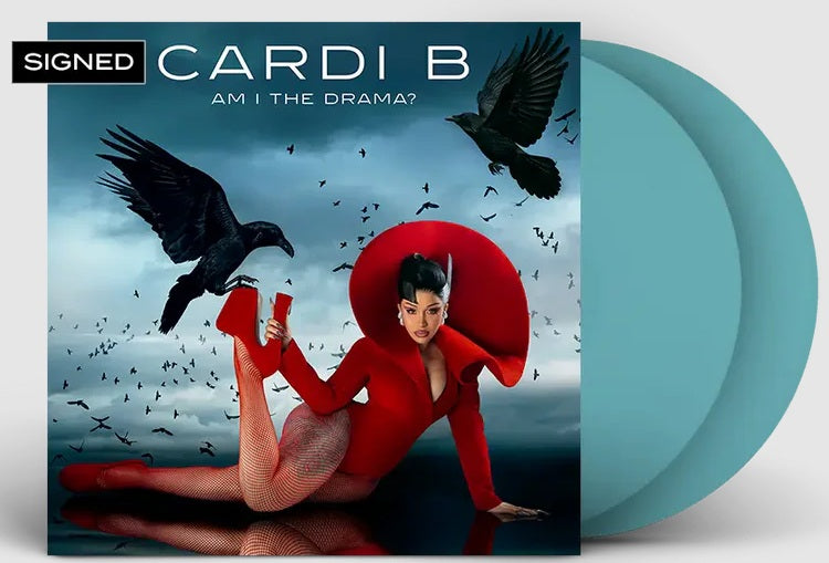 Cardi B - Am I The Drama? (2025) (Limited Edition Autographed Blue Colour Vinyl LP)