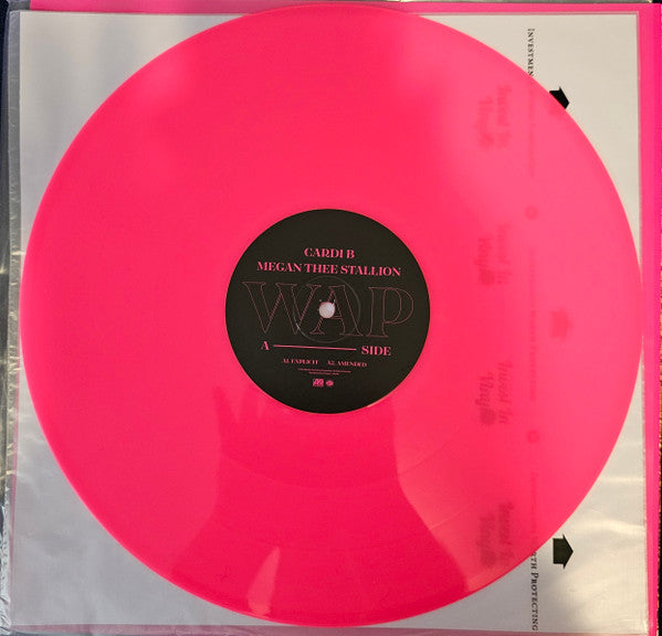 Cardi B Feat. Megan Thee Stallion – WAP (Drip Cover) (2020) (Limited Edition Pink Colour 12" Vinyl Single)