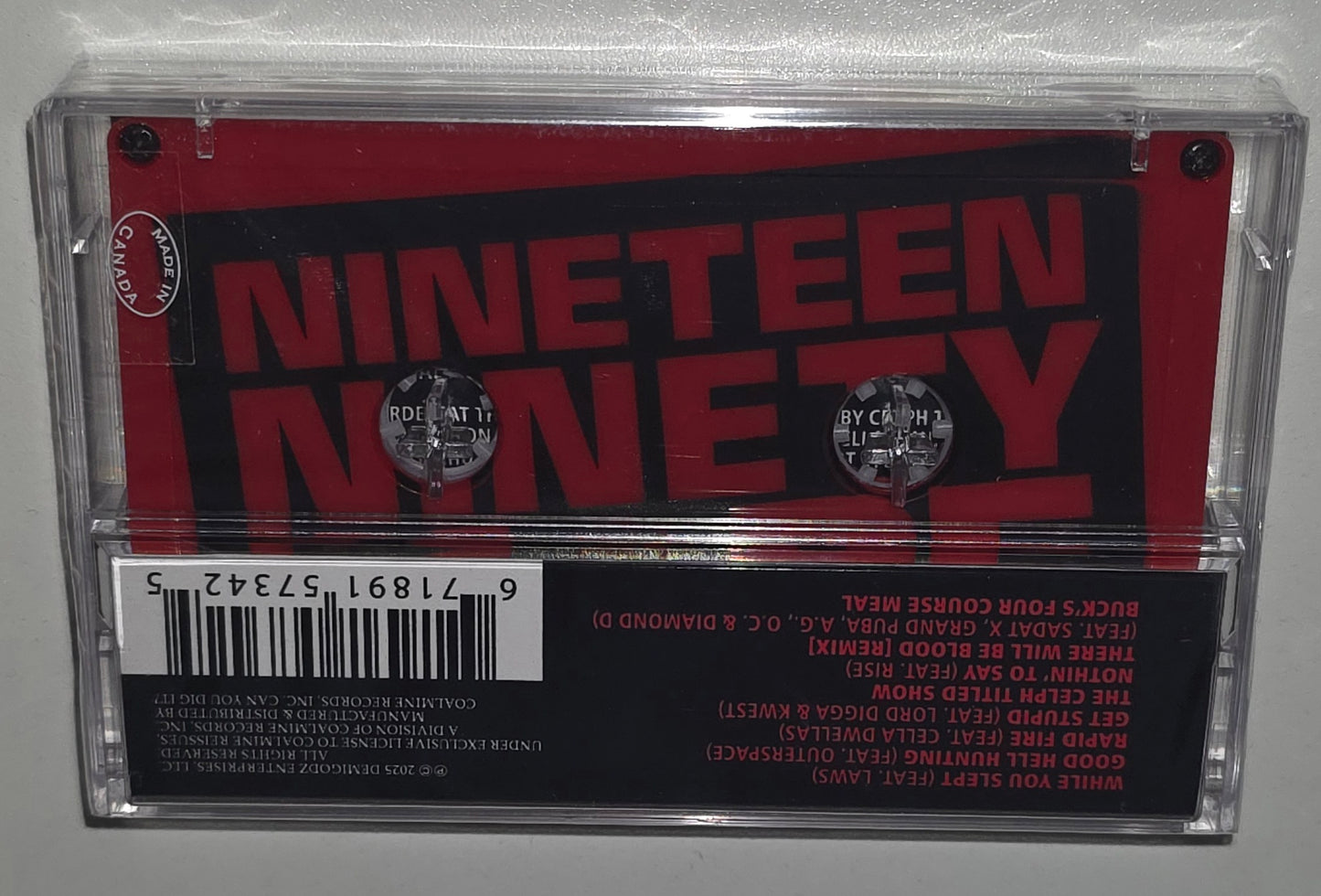 Celph Titled & Buckwild – Nineteen Ninety More (2025 Reissue) (Limited Edition Cassette Tape)