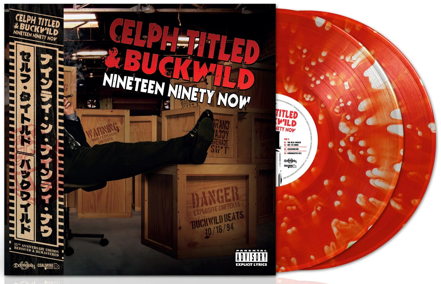 Celph Titled & Buckwild – Nineteen Ninety Now (2025 Reissue) (Limited Edition 12 Gauge Red Colour Vinyl LP)