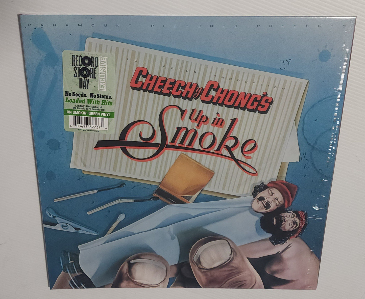 Cheech & Chong – Cheech & Chong's Up In Smoke (2024 RSD) (Limited Edition Smoky Green Colour Vinyl LP)