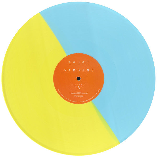 Childish Gambino with Jaden "The Boy" Smith – Kauai (2022 RSD) (Limited Edition Blue & Yellow Split Colour Vinyl LP)