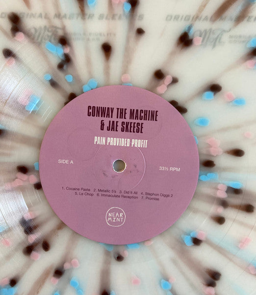 Conway The Machine & Jae Skeese – Pain Provided Profit (2023) (Limited Edition Milky Clear Splatter Colour Vinyl LP)