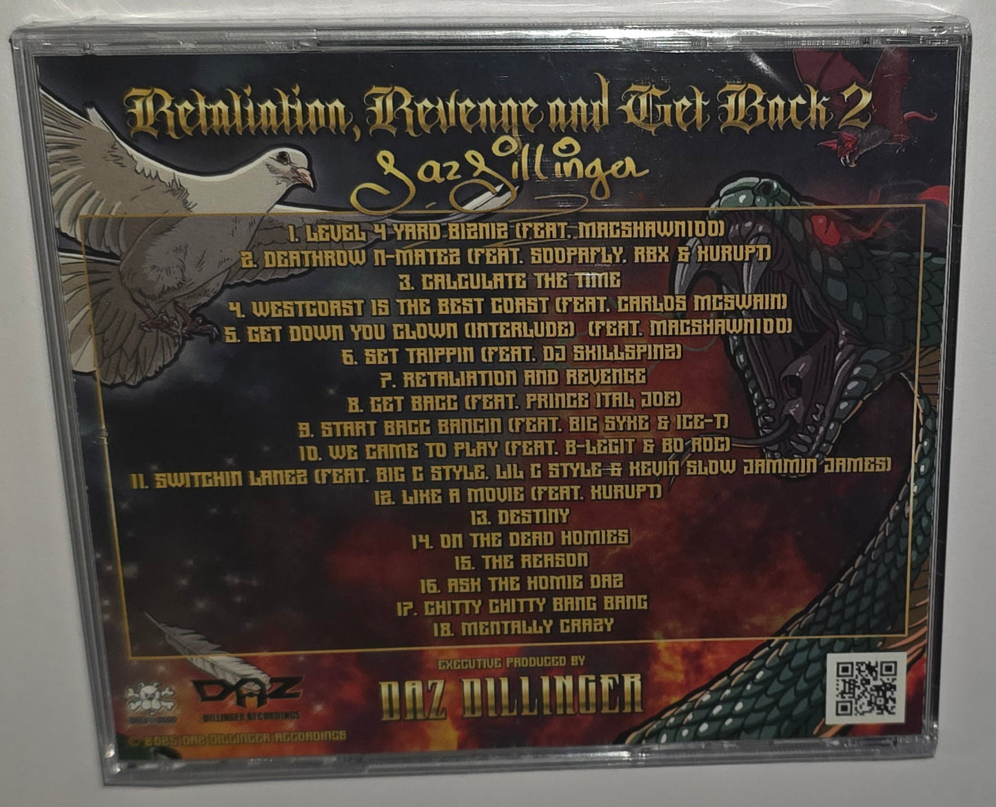 Daz Dillinger - Retaliation Revenge And Getback 2 (2025) (Limited Edition CD)
