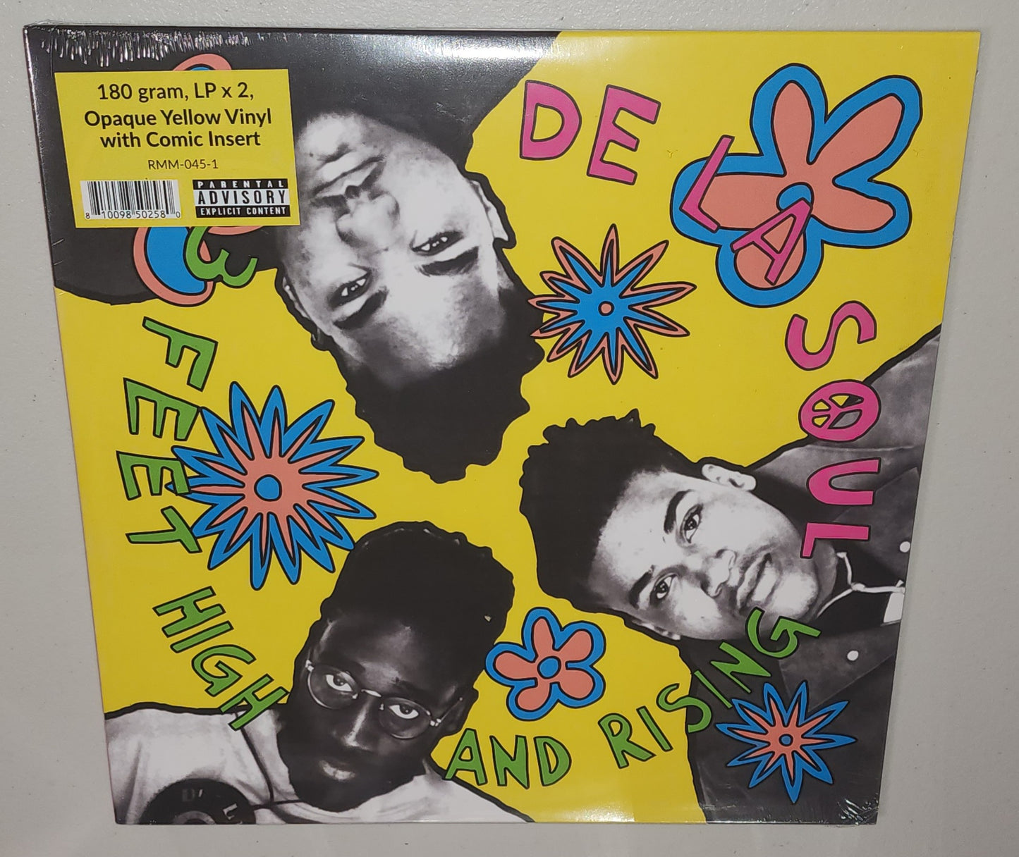 De La Soul – 3 Feet High And Rising (2023 Reissue) (Limited Edition Opaque Yellow Colour Vinyl LP)