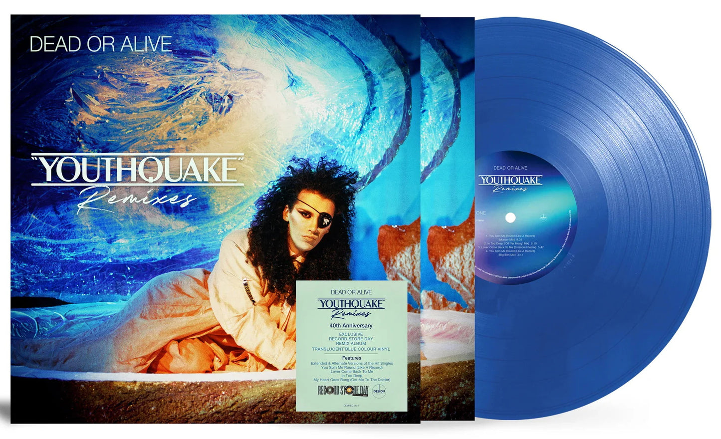 Dead Or Alive - Youthquake Remixes (2025 RSD) (Limited Edition Translucent Blue Colour Vinyl LP)