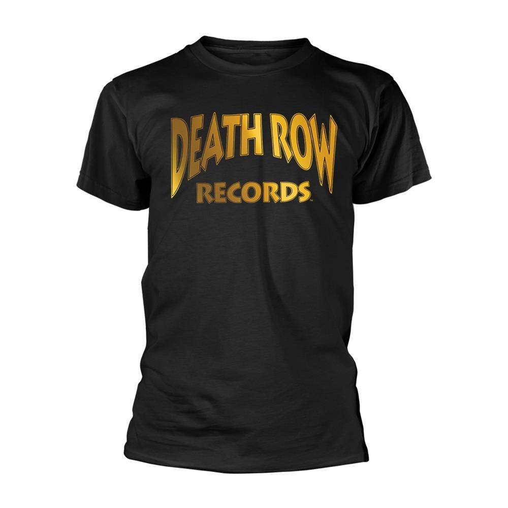 Death Row Records Gold Foil Logo Officially Licensed Limited Edition Adult Unisex T-Shirt