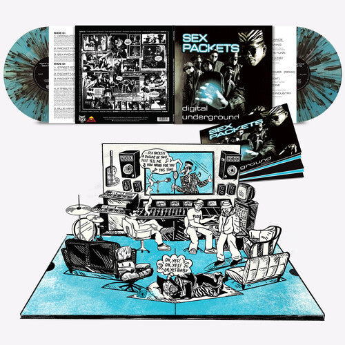 Digital Underground - Sex Packets: 35th Anniversary Edition (2026) (Limited Edition Pop-Up Vinyl Sleeve / Clear with Blue & Black Splatter Colour Vinyl LP)