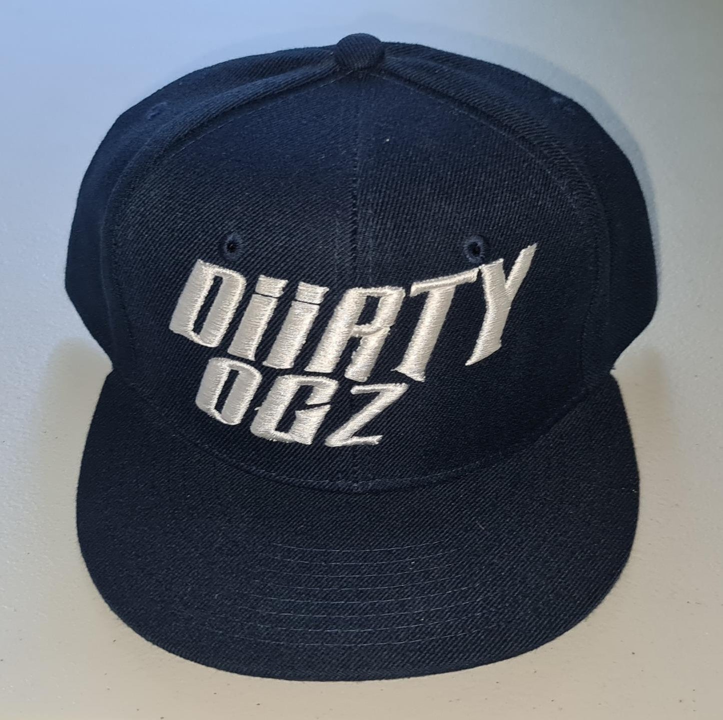 Diirty OGz Unisex Navy Blue Flatbrim Snapback Cap Hat