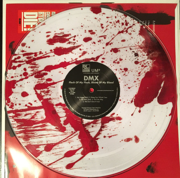 DMX – Flesh Of My Flesh Blood Of My Blood (2013 Reissue) (Limited Edition Splattered Blood Colour Vinyl LP)