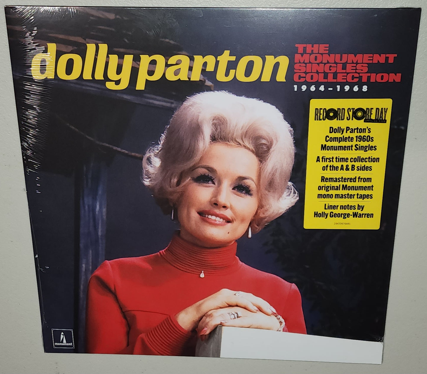 Dolly Parton – The Monument Singles Collection 1964-1968 (2023 RSD) (Limited Edition Vinyl LP)