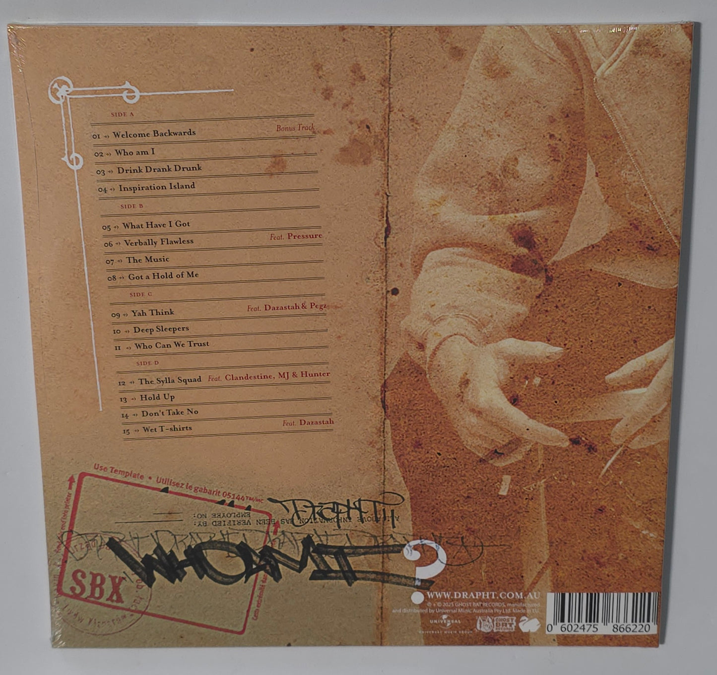 Drapht - Who Am I?: 20th Anniversary Edition (2025) (Limited Edition Brown Marble Colour Vinyl LP)