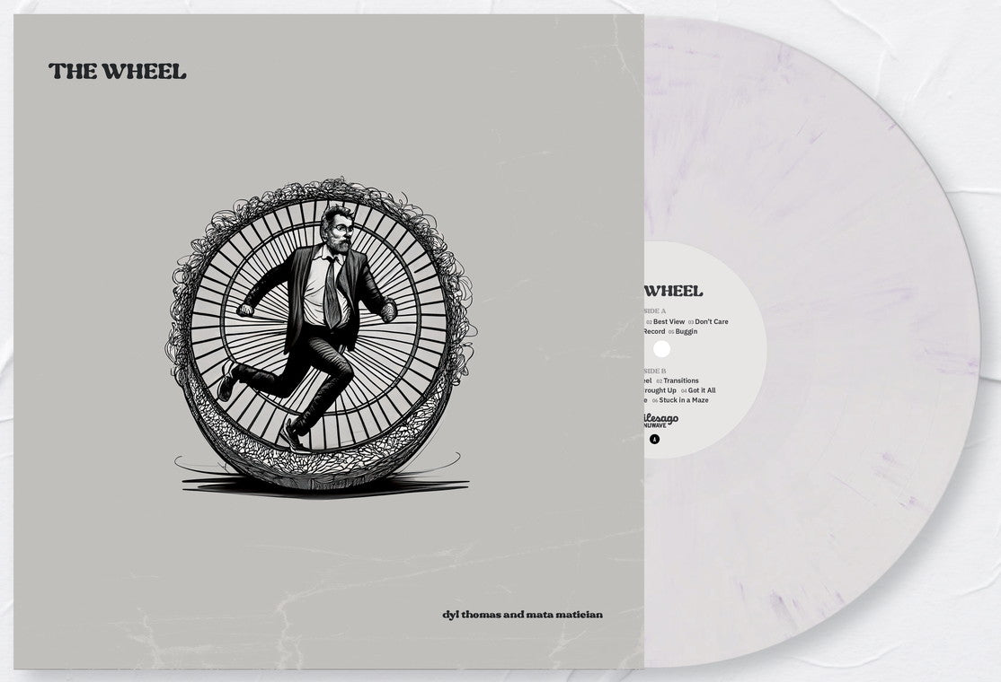 Dyl Thomas And Mata Matician – The Wheel (2024) (Limited Edition Pearlescent Marbled Colour Vinyl LP)