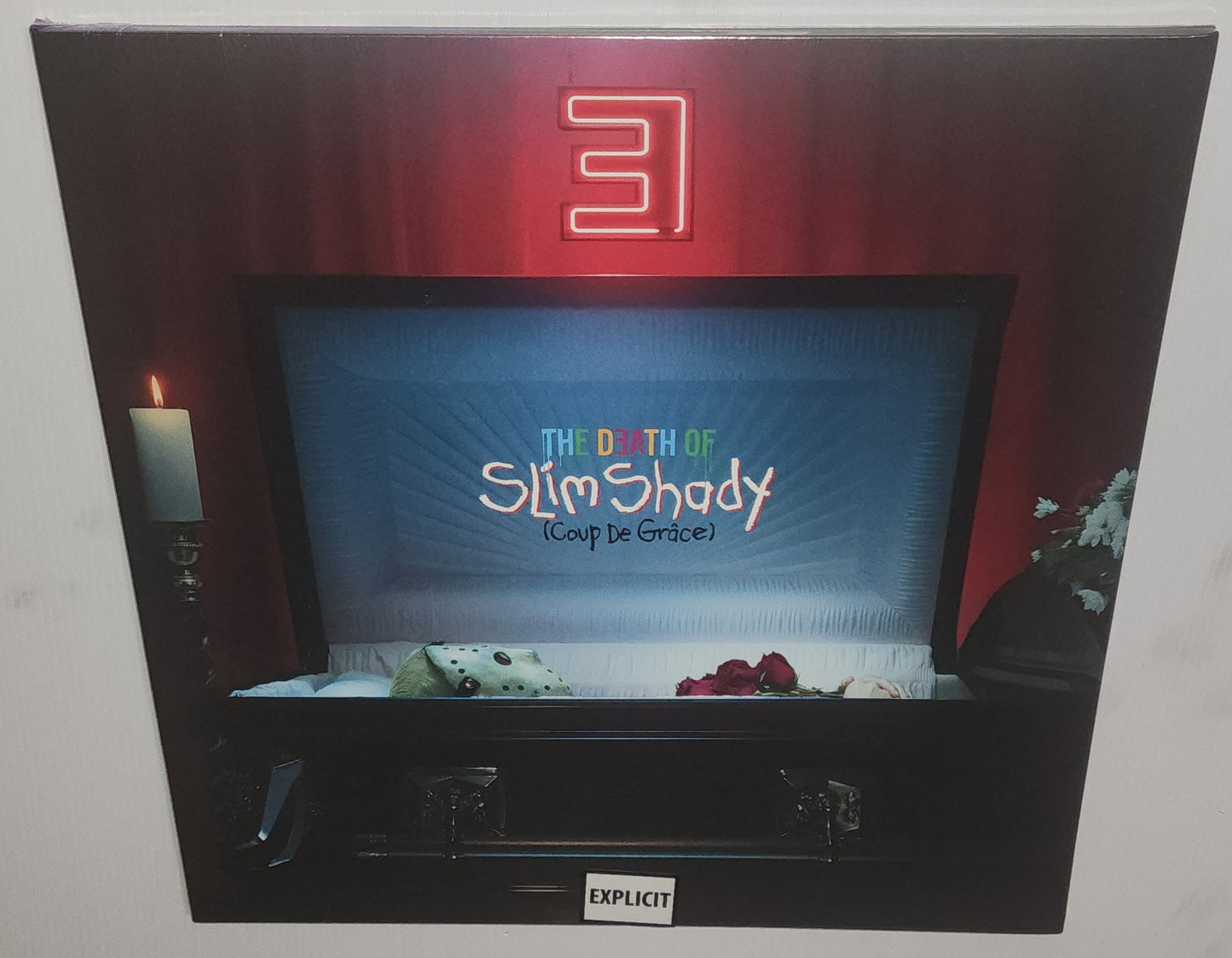 Eminem – The Death Of Slim Shady (Coup De Grâce) (2024) (Alternate Cover / Red & Blue Colour Vinyl LP)