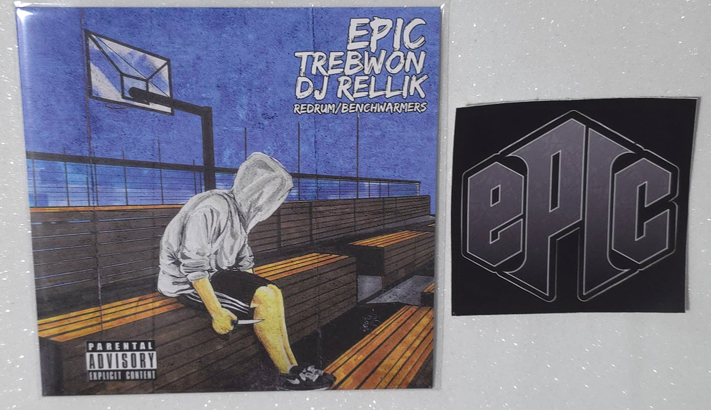 Epic - Redrum / Benchwarmers (2025) (Limited Edition 7" Vinyl Single + Free Sticker)