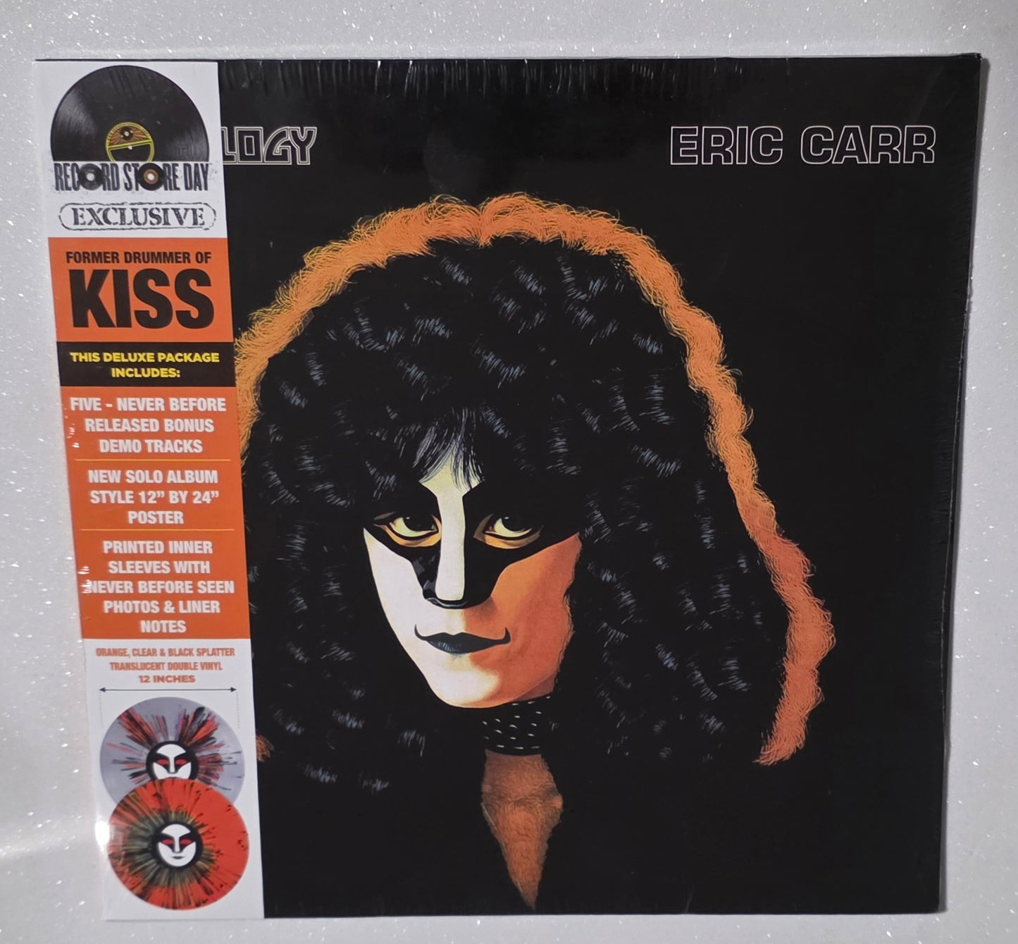 Eric Carr (of Kiss) – Rockology (2023 RSD) (Limited Edition Splatter Colour Vinyl LP)